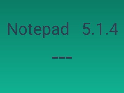 Notepad++ 5.1.4